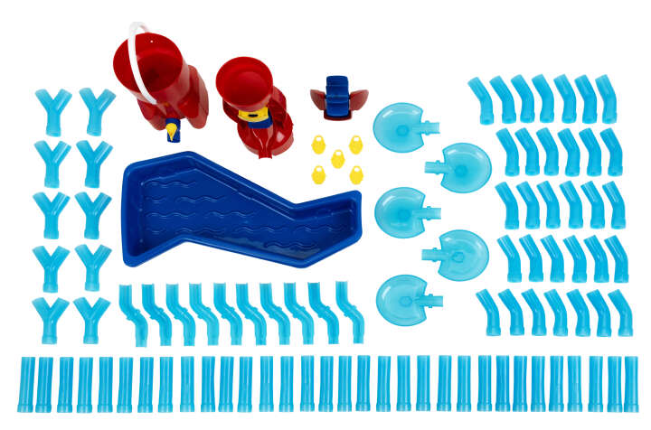 klein Set 100-tlg. Aqua Action Wasser Pipeline